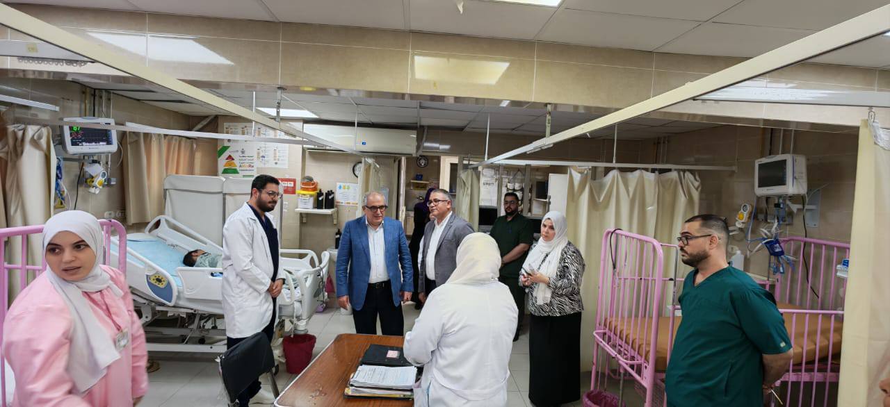 بعد كارثة فقدان البصر.. جولة تفقدية لرئيس التأمين الصحي بمستشفى 6 أكتوبر